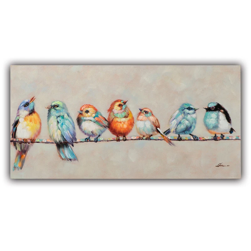100% Hand-painted Modern Wall Art Animal Handmade Oil Painting On Canvas Wall Art Picture for Dinning Room Decor
100% Hand-painted Modern Wall Art Animal Handmade Oil Painting On Canvas Wall Art Picture for Dinning Room Decor