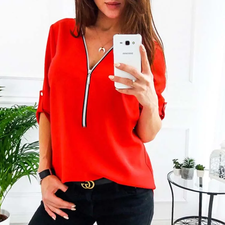 2020 fashion custom logo cheap plus size women clothing long sleeve half zipper plain casual women clothing
2020 fashion custom logo cheap plus size women clothing long sleeve half zipper plain casual women clothing