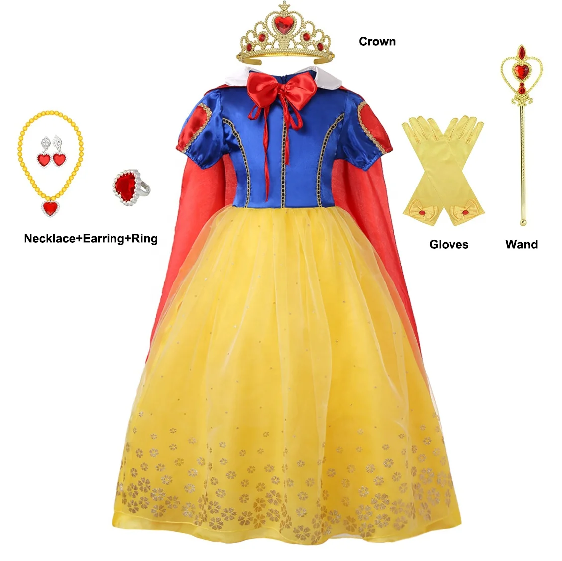 TV & Movie Costumes Snow White Children Girl Fancy Dress Birthday Halloween Party Princess Costume
TV & Movie Costumes Snow White Children Girl Fancy Dress Birthday Halloween Party Princess Costume