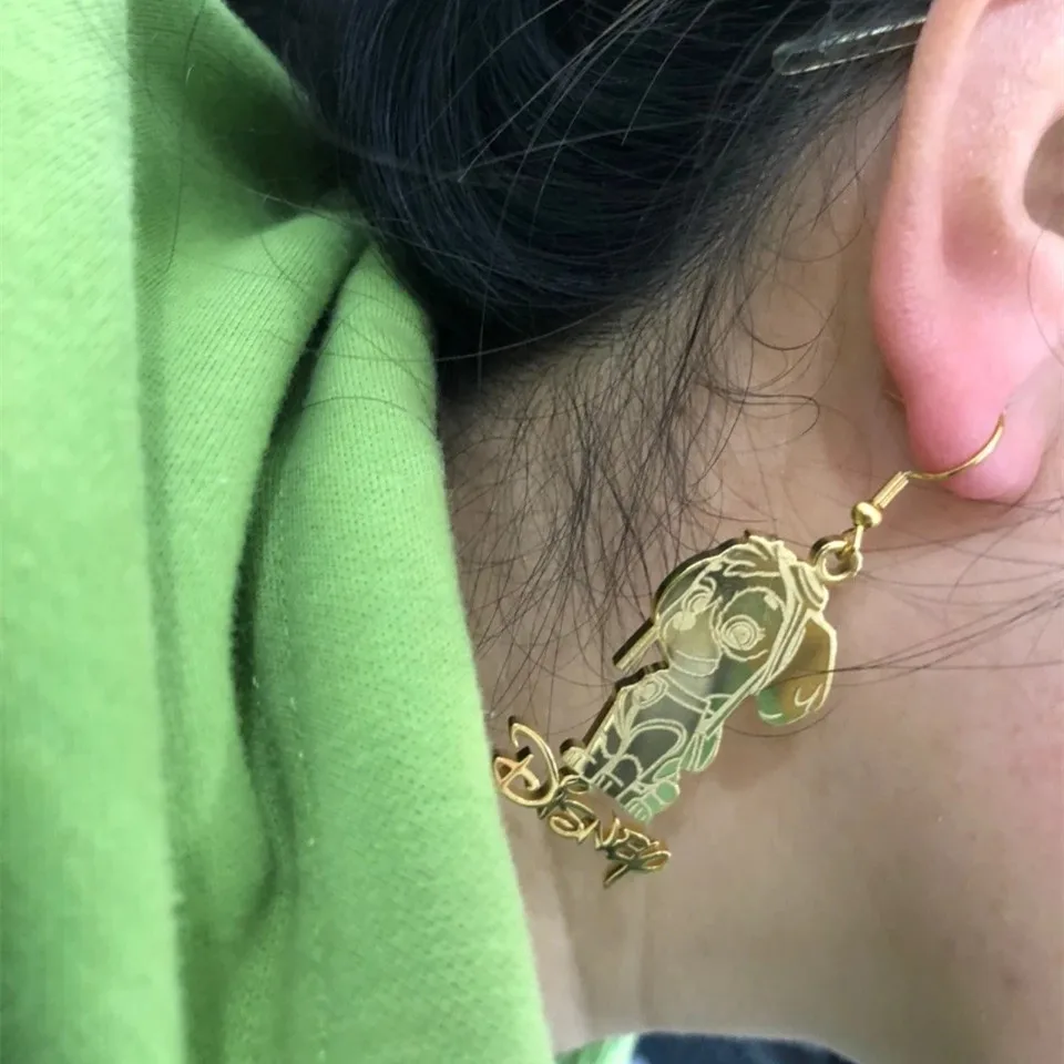 Personalized custom style silver/gold/rose stainless steel named earrings for women, Gold, silver, rose gold
Personalized custom style silver/gold/rose stainless steel named earrings for women, Gold, silver, rose gold
