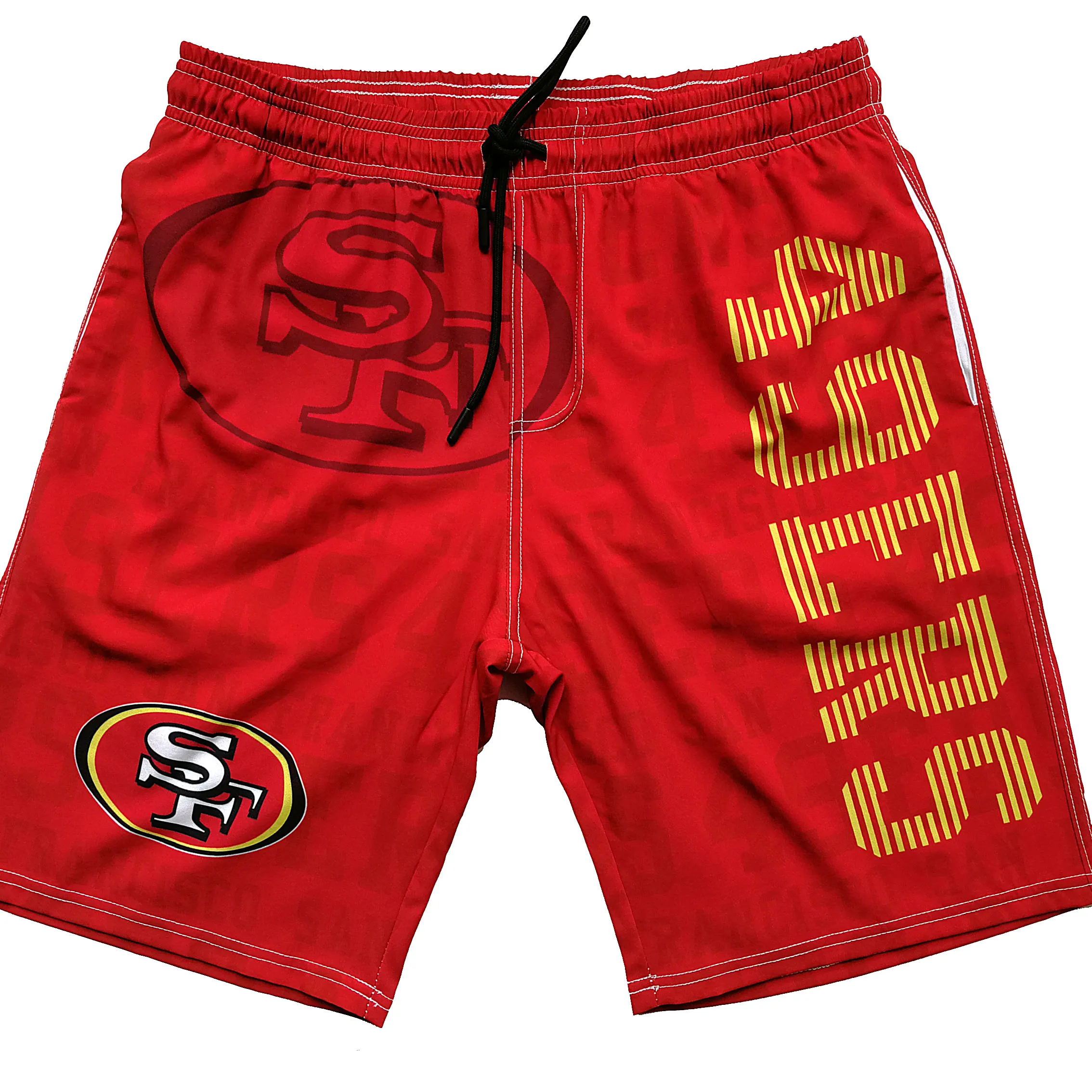 Newest Drawstring closure Beach pants custom printed sports leisure quick-drying shorts NFL Football Training Shorts
Newest Drawstring closure Beach pants custom printed sports leisure quick-drying shorts NFL Football Training Shorts