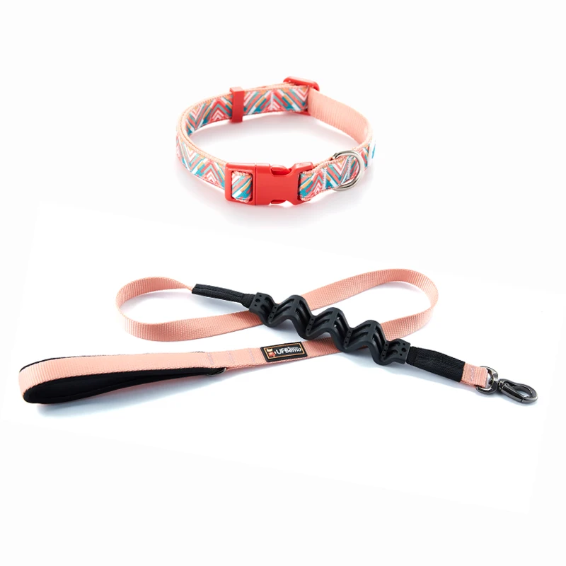 UFBemo Wholesale Custom Logo Printed Durable Polyester Colorful Pet Dog Collar Leash Set, 2 colors
UFBemo Wholesale Custom Logo Printed Durable Polyester Colorful Pet Dog Collar Leash Set, 2 colors