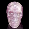 Natural Mineral Semi Precious Stone Hand Carved Realistic Fluorite Crystal Skull
