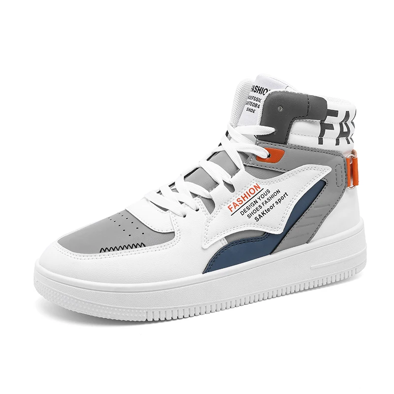 Autumn 2022 Men High-Top Shoes Male Skateboard Shoes Sneakers for Men Non-slip Boots Gym Training Athletic Sport Shoes Flats
Autumn 2022 Men High-Top Shoes Male Skateboard Shoes Sneakers for Men Non-slip Boots Gym Training Athletic Sport Shoes Flats