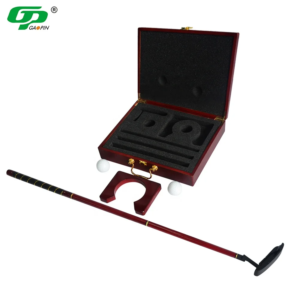 Golf Office Gift Set Promotional Wholesale Mahogany Gift Box With Golf Club and Balls 
Golf Office Gift Set Promotional Wholesale Mahogany Gift Box With Golf Club and Balls