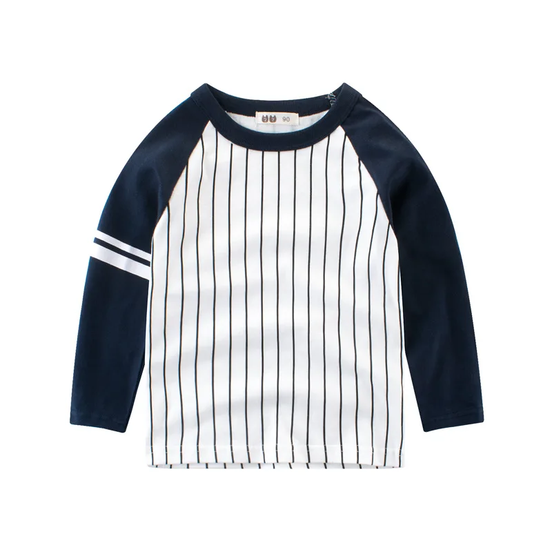 new style korean baseball stripe tshirt for kids spring plain t-shirt boys wholesalers
new style korean baseball stripe tshirt for kids spring plain t-shirt boys wholesalers