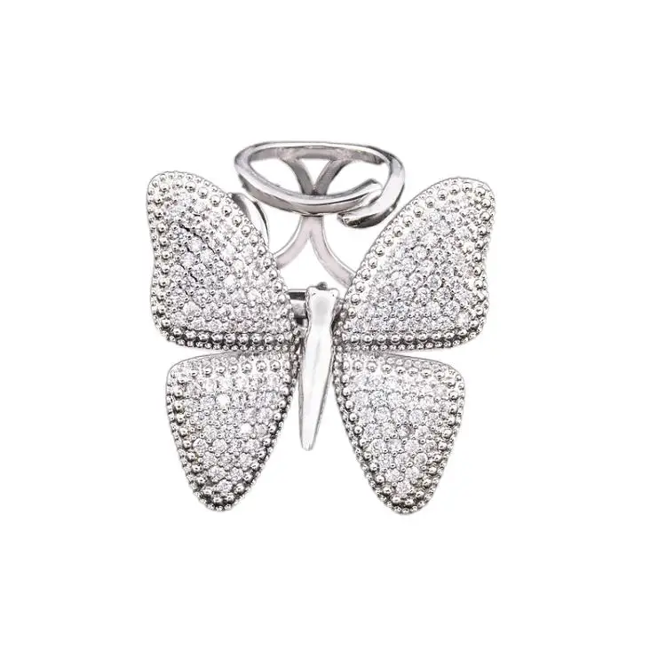 European and American fashion high-quality designer zircon butterfly ring ladies can be customized
European and American fashion high-quality designer zircon butterfly ring ladies can be customized