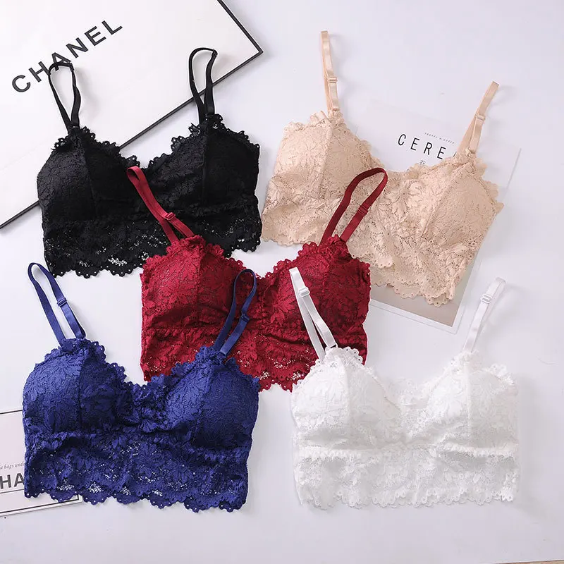 OEM ODM Multi Color Bra Wholesale Solid Color Push Up Bras Floral Lace Bralette With Padded For Women Lingerie
OEM ODM Multi Color Bra Wholesale Solid Color Push Up Bras Floral Lace Bralette With Padded For Women Lingerie