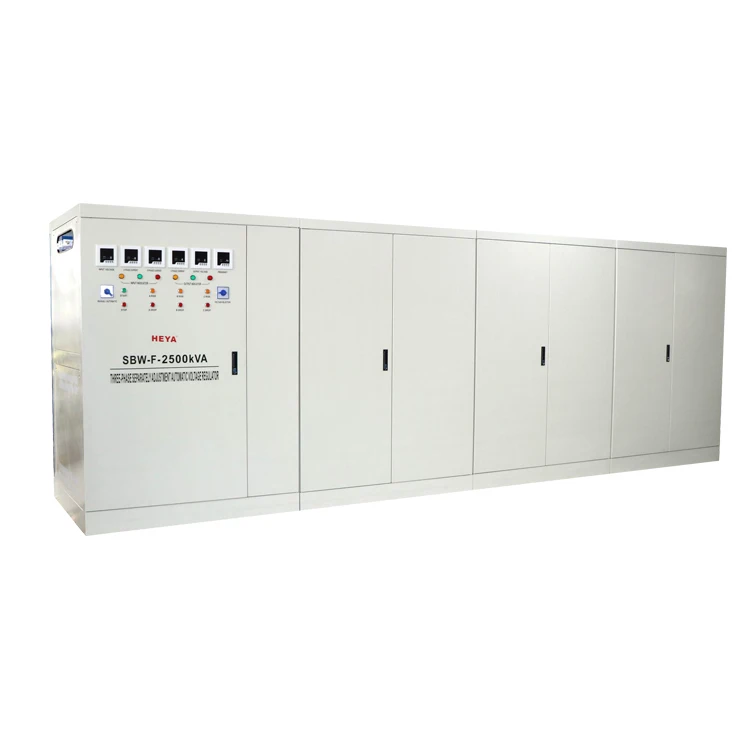 SBW 30 kva 2000 kva 3 Three Phase AC Compensated Automatic voltage regulator servo  Stabilizers