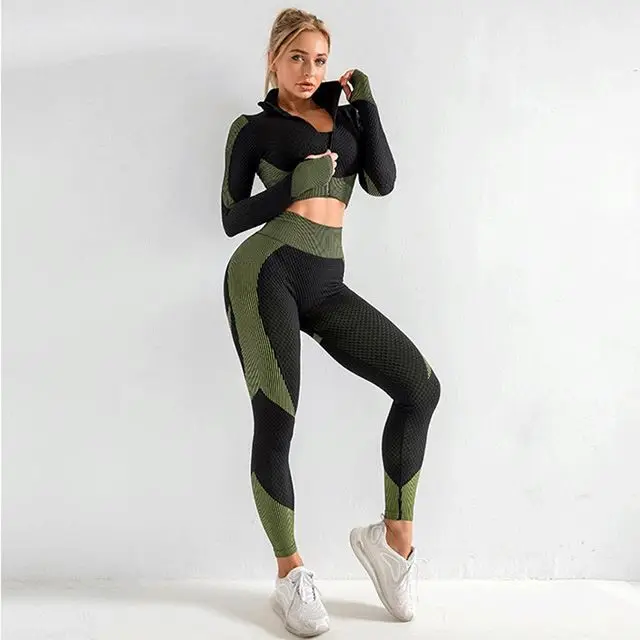Amazon Hot Sell Yoga Seamless Set Long Sleeves
Amazon Hot Sell Yoga Seamless Set Long Sleeves
