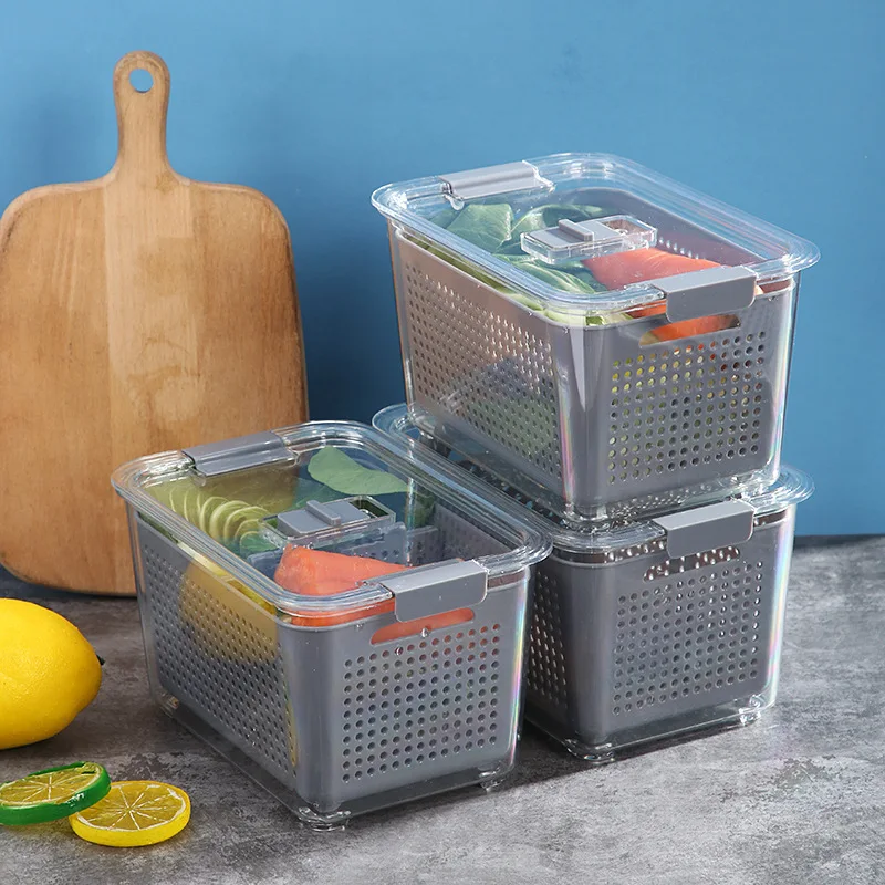 Small Double Layer Plastic Drain Basket fruit and vegetable Dryer Drain Box Set, White,black
Small Double Layer Plastic Drain Basket fruit and vegetable Dryer Drain Box Set, White,black