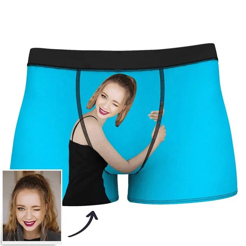 Suprising Gift Customized Face Print Boxer Briefs New Design Panties Custom Logo Mens Boxers, Black, red, white, green, grey, blue
Suprising Gift Customized Face Print Boxer Briefs New Design Panties Custom Logo Mens Boxers, Black, red, white, green, grey, blue