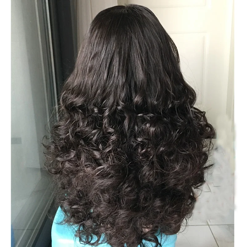 High Quality Super Double Drawn Full Tip Lace Closure Wig Cuticle Aligned Brazilian Virgin Hair Wigs
High Quality Super Double Drawn Full Tip Lace Closure Wig Cuticle Aligned Brazilian Virgin Hair Wigs