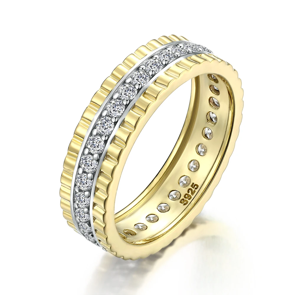 Fashion Couple Rings Jewelry Women Two-tone Plated Zirconia Tarnish Free Engagement Wedding Rings 925 Silver
Fashion Couple Rings Jewelry Women Two-tone Plated Zirconia Tarnish Free Engagement Wedding Rings 925 Silver