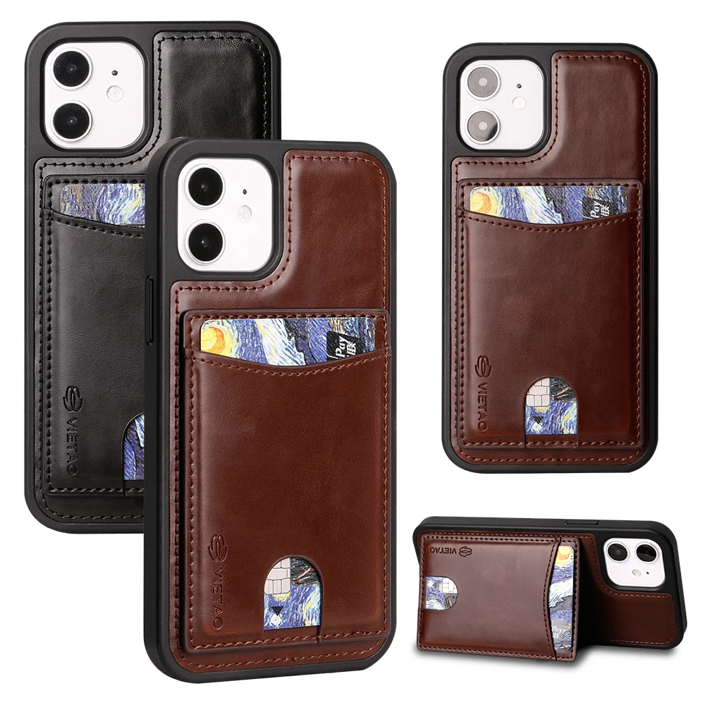 2020 Leather Card Bag Phone Holder Design Custom Logo Tpu Pu Leather Phone cases for iphone 11 Pro max 12 mini, Black,brown
2020 Leather Card Bag Phone Holder Design Custom Logo Tpu Pu Leather Phone cases for iphone 11 Pro max 12 mini, Black,brown