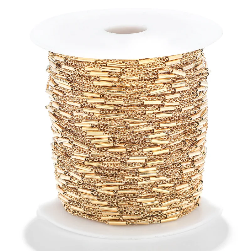 Protective coating welding O chain small round link chain spacers thin tube stainless steel chain for jewelry making
Protective coating welding O chain small round link chain spacers thin tube stainless steel chain for jewelry making