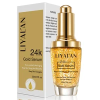 

Korea Pure Private label nano active rose gold anti-aging eye face collagen 24K gold serum