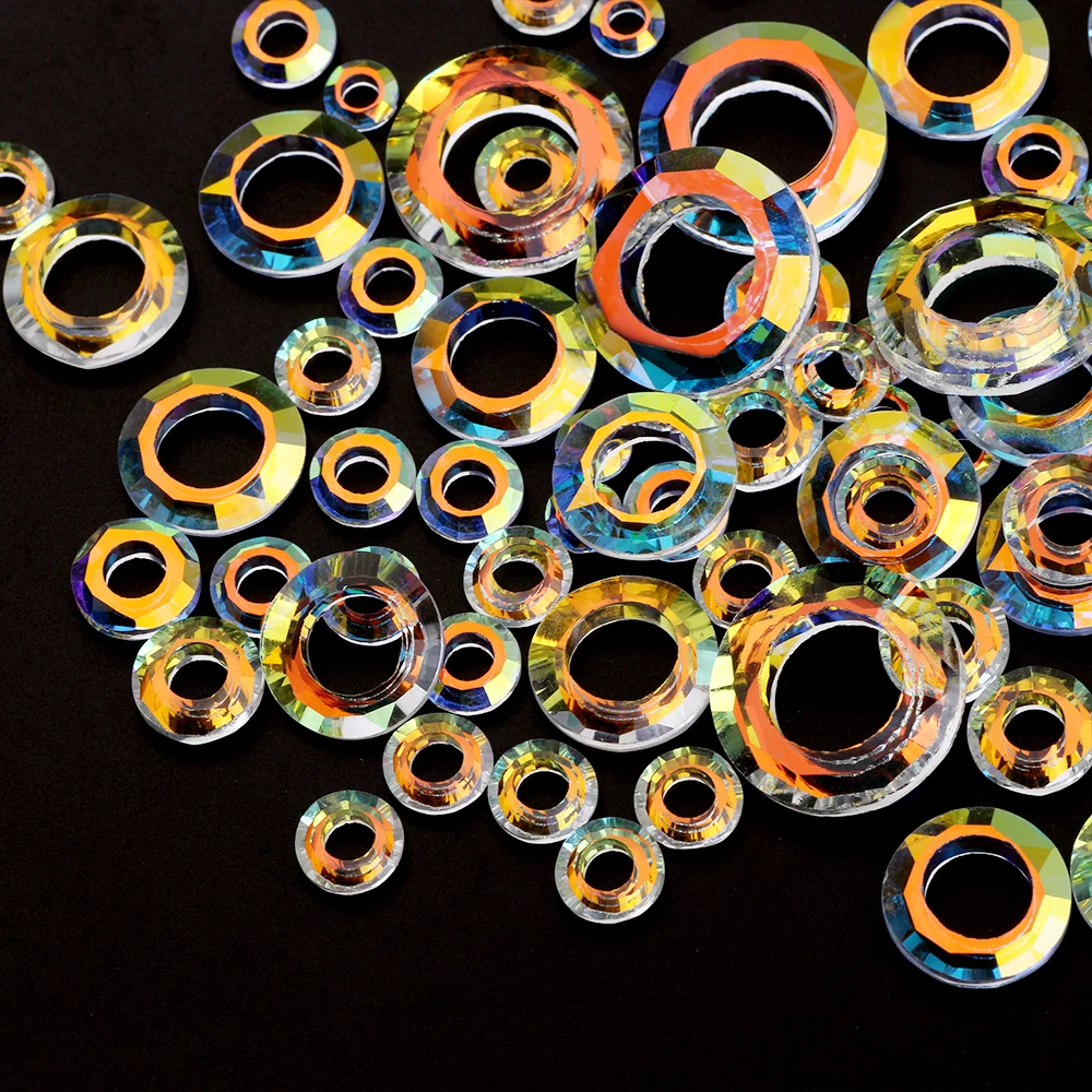 Angel Ring Circle Beads For Jewelry Making 6/8/10/14/20mm Crystal Glass Beads For Pendant Necklace Bracelet DIY Accessories
Angel Ring Circle Beads For Jewelry Making 6/8/10/14/20mm Crystal Glass Beads For Pendant Necklace Bracelet DIY Accessories