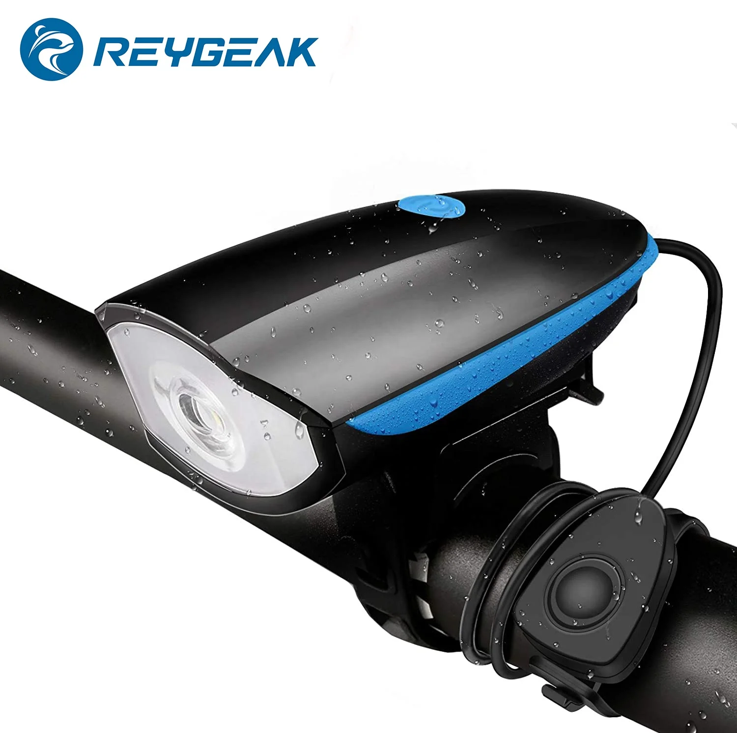 REYGEAK Bicycle Lights Rechargeable Cycling Headlights Flashlights Headlight Bike Electric Horns Front Light, Pink/green/orange/red/blue/black
REYGEAK Bicycle Lights Rechargeable Cycling Headlights Flashlights Headlight Bike Electric Horns Front Light, Pink/green/orange/red/blue/black