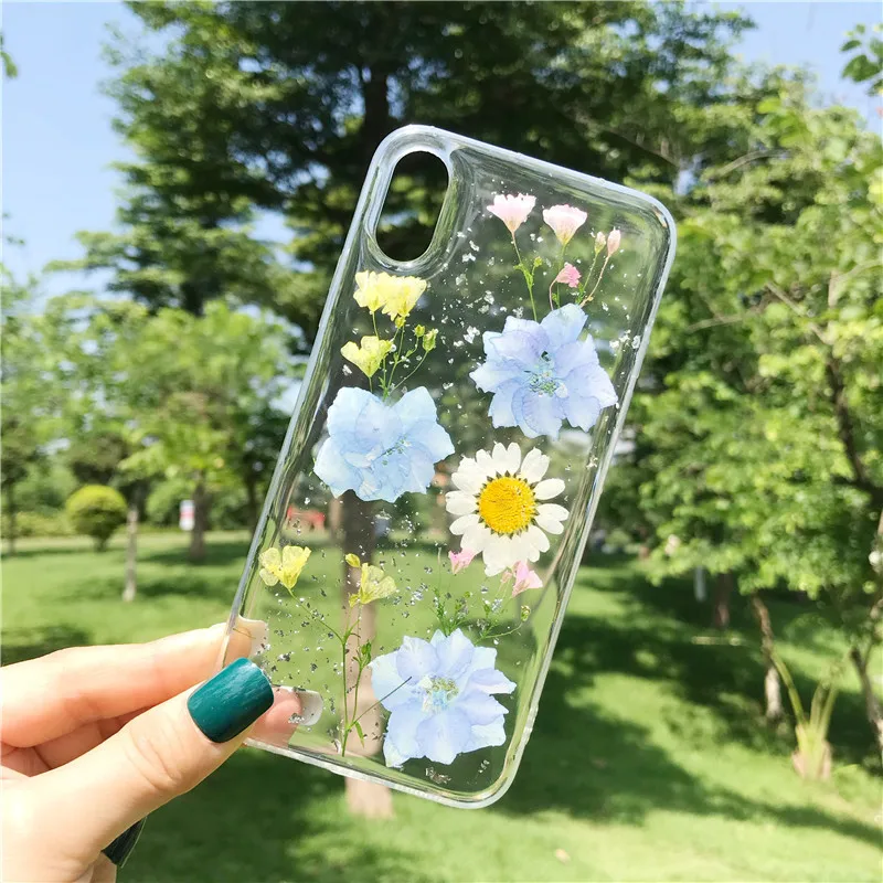 2020 Newest Products Phone Accessories Handmade Real Dried Pressed Flowers Soft TPU Mobile Phone Case for iPhone
2020 Newest Products Phone Accessories Handmade Real Dried Pressed Flowers Soft TPU Mobile Phone Case for iPhone