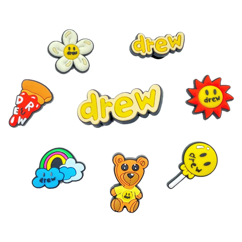 Wholesale Drew suit Soft PVC shoe decorations clog charms Shoe Charm Party Kids Gifts shoes Charms
Wholesale Drew suit Soft PVC shoe decorations clog charms Shoe Charm Party Kids Gifts shoes Charms