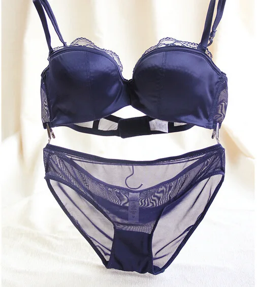 Fashion Satin Bra And Panties Sets Women Sexy Lingerie Thin Cotton Underwire Push Up Lace Bras Female Underwear Set A B C D Cup, Customized
Fashion Satin Bra And Panties Sets Women Sexy Lingerie Thin Cotton Underwire Push Up Lace Bras Female Underwear Set A B C D Cup, Customized
