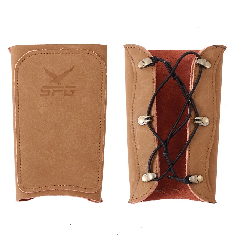 Factory Outlet Archery Arm Guard Cowhide Material Arm Protector Double the Safety Arm Guard
Factory Outlet Archery Arm Guard Cowhide Material Arm Protector Double the Safety Arm Guard