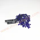 Logo Customization Glass Bead Irregular Beads China Factory 3-9mm Cobalt Blue Irregular Colored Glass Bead