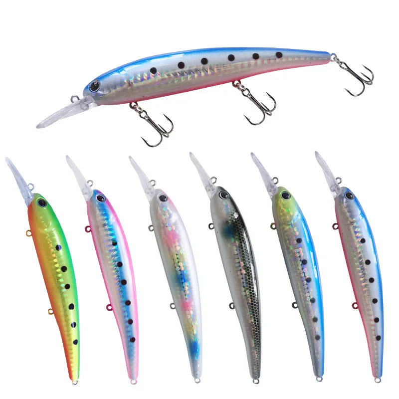 Japan Fishing Lure Artificial Bait Sinking Hard Trout Minnow 63HS Pesca HTM01, 6 colors
Japan Fishing Lure Artificial Bait Sinking Hard Trout Minnow 63HS Pesca HTM01, 6 colors