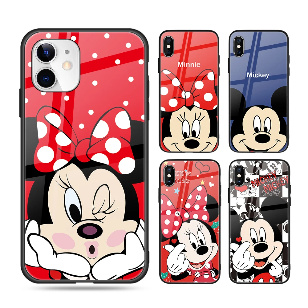 Customized Personalized Print Cartoon Mickey Cute Mouse Tempered Glass Hard Phone Cases for iPhone 11 12 13 Pro Max, Black
Customized Personalized Print Cartoon Mickey Cute Mouse Tempered Glass Hard Phone Cases for iPhone 11 12 13 Pro Max, Black