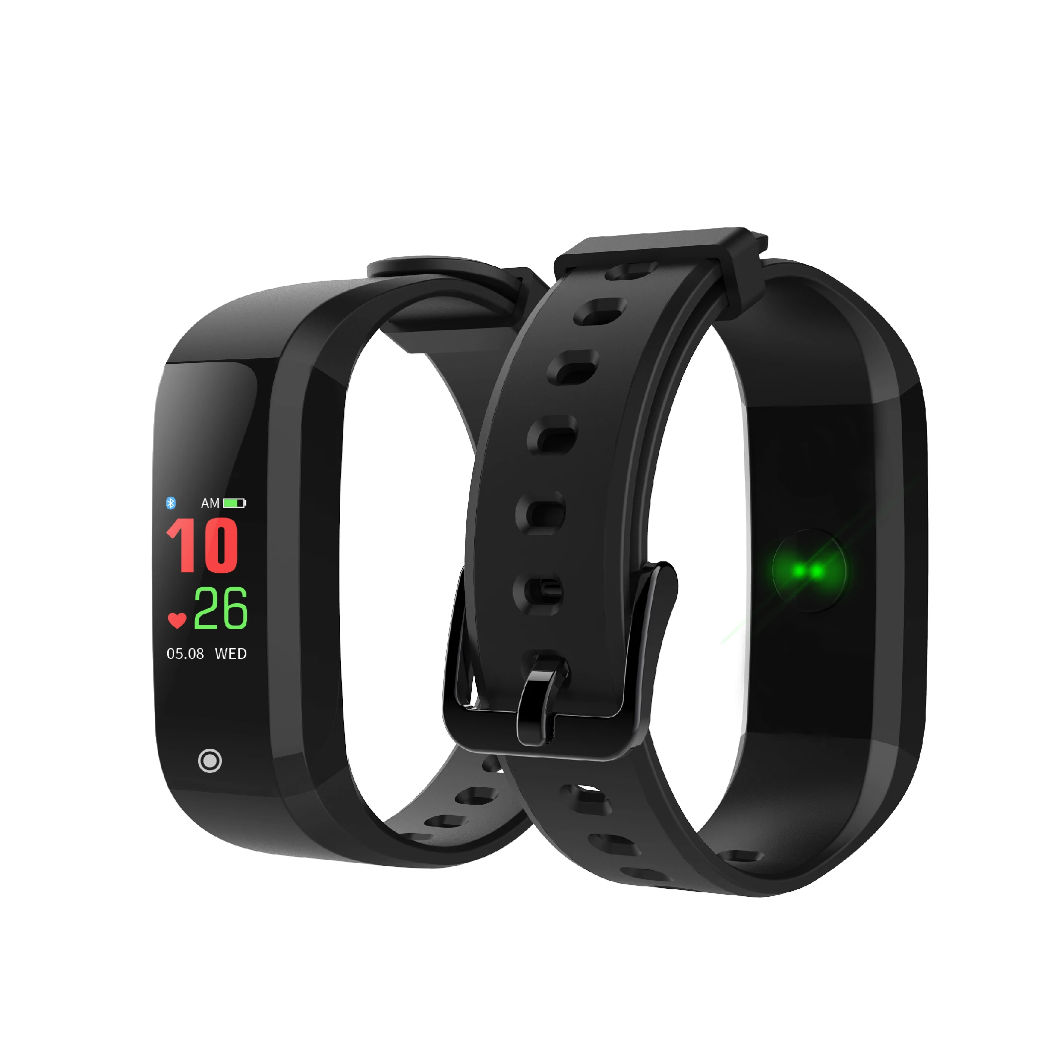 J-Style Smart Band Fitness bracelet Tracker Step Counter Smart Band IP67 Waterproof Colorful TFT Touch Screen Wristband, Black, slate
J-Style Smart Band Fitness bracelet Tracker Step Counter Smart Band IP67 Waterproof Colorful TFT Touch Screen Wristband, Black, slate