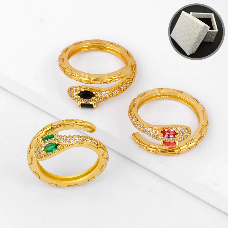 Vintage Serpentine Diamond Ring in Gold with Paper Box Snake Shape Ring Gold-plated Jewelry for Women Gemstone and Diamond Ring
Vintage Serpentine Diamond Ring in Gold with Paper Box Snake Shape Ring Gold-plated Jewelry for Women Gemstone and Diamond Ring
