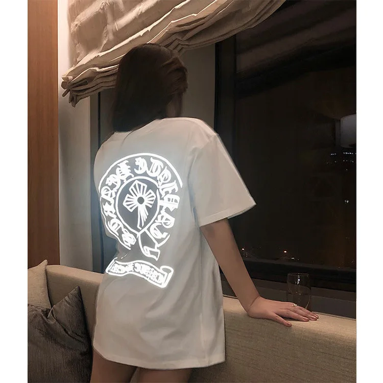 2020 new coming white women t-shirt wholesale custom reflective logo printing camisetas de mujer
2020 new coming white women t-shirt wholesale custom reflective logo printing camisetas de mujer