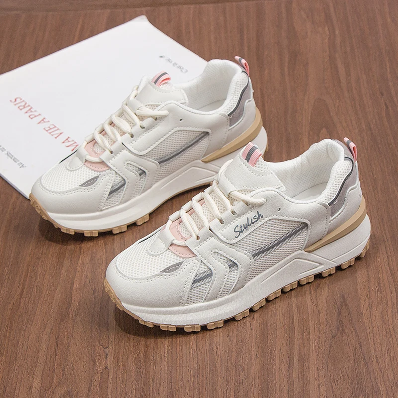 2020 women height increasing genuine leather shoes Fashion Sneakers Women's Sport Shoes Women, Beige/black
2020 women height increasing genuine leather shoes Fashion Sneakers Women's Sport Shoes Women, Beige/black