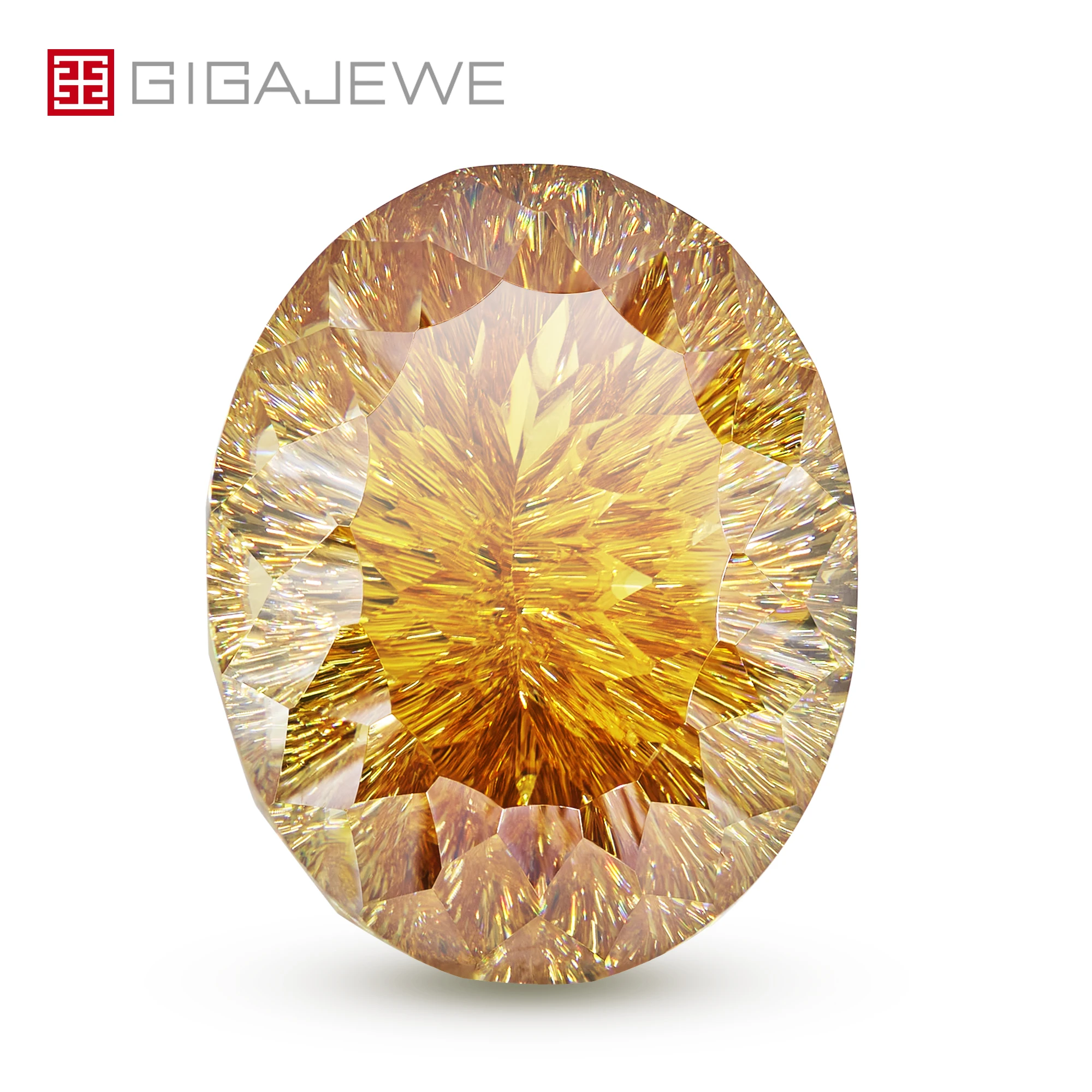 GIGAJEWE gold color Oval Angel Cut Colorless Moissanite Stone Loose Gemstone Synthetic Diamond for jewelry making
GIGAJEWE gold color Oval Angel Cut Colorless Moissanite Stone Loose Gemstone Synthetic Diamond for jewelry making