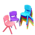 Stackable Colorful Plastic Kids Study Children Chair