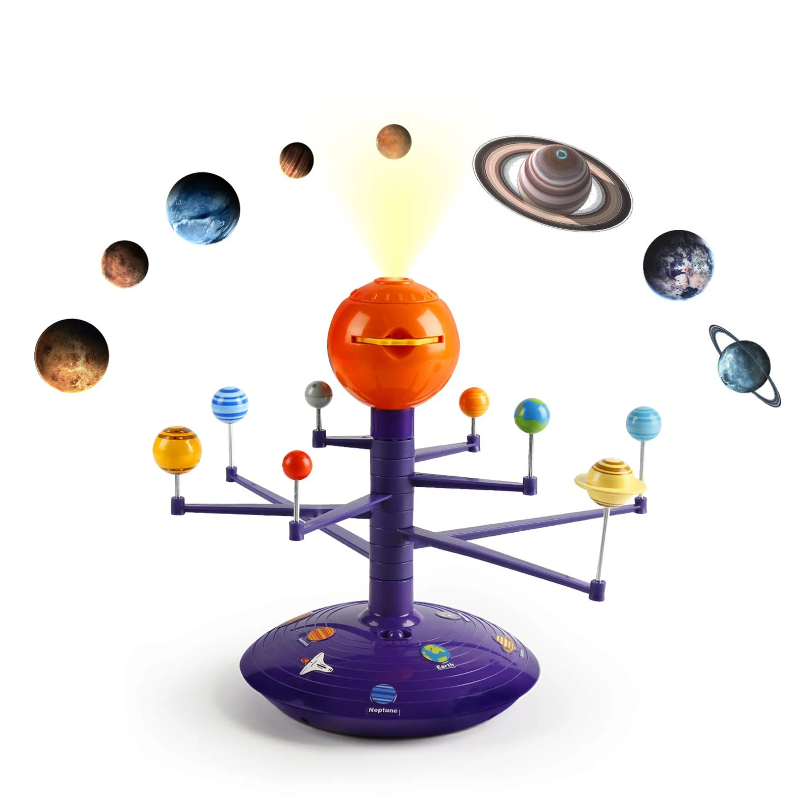 1 Set Solar System Planetary Voice Projector Rotate Adjustment Clarity Explore Space Educational Tool Solar System Mini Figurine
1 Set Solar System Planetary Voice Projector Rotate Adjustment Clarity Explore Space Educational Tool Solar System Mini Figurine