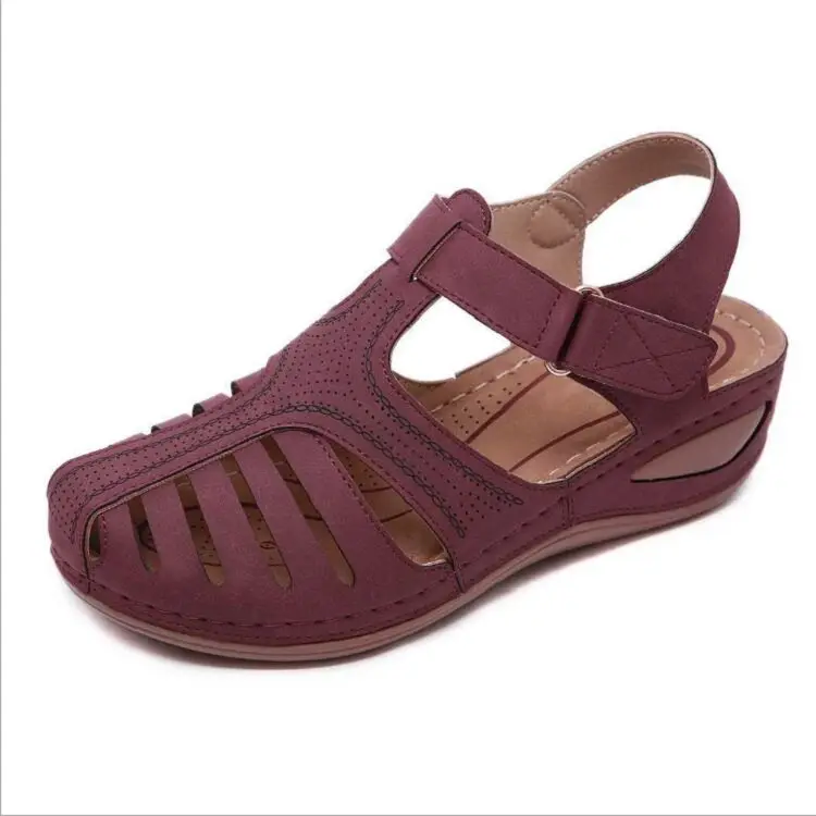 New Retro sandals slip proof holiday beach slope with lock large waterproof women's sandals, Win red ,black,red,pink,blue,light blue,brown,
New Retro sandals slip proof holiday beach slope with lock large waterproof women's sandals, Win red ,black,red,pink,blue,light blue,brown,