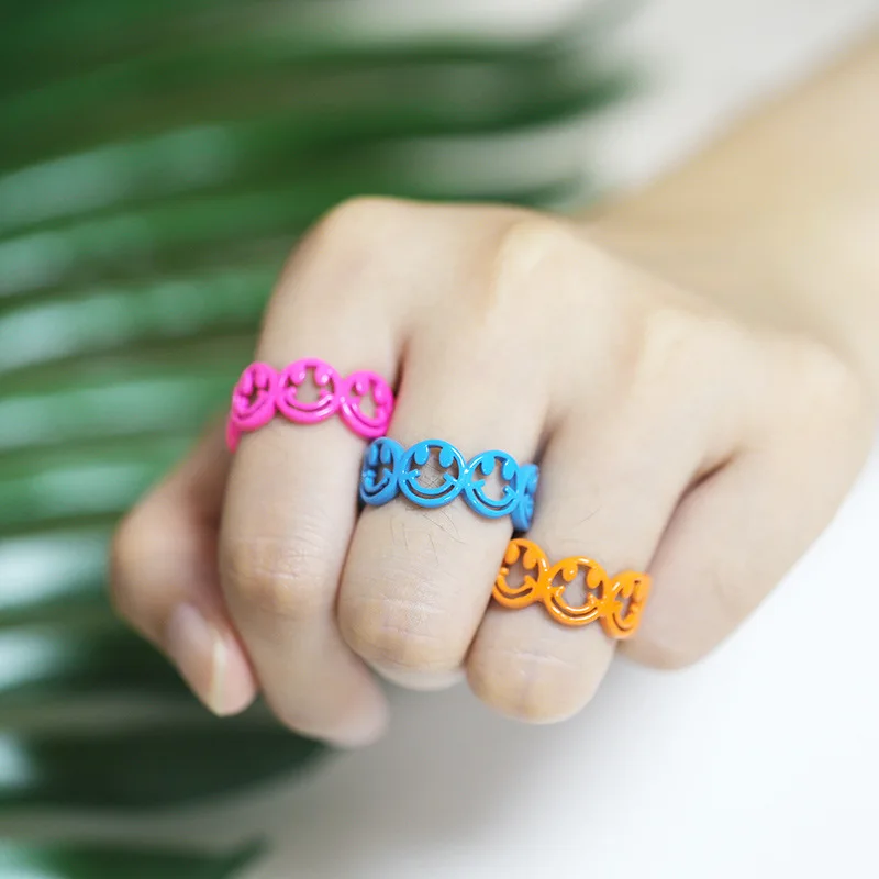 R-458 Personalized Dainty Smiley Face Geometric Design Adjustment Gold Women Open Ring For Jewelry
R-458 Personalized Dainty Smiley Face Geometric Design Adjustment Gold Women Open Ring For Jewelry