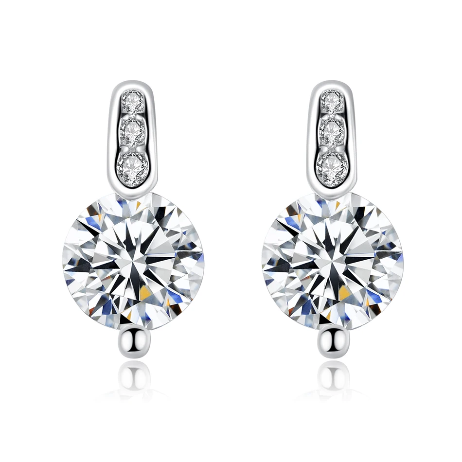 925 Sterling Silver Earrings Cubic Zircon Stud Earrings For Women Fashion Jewelry Accessories
925 Sterling Silver Earrings Cubic Zircon Stud Earrings For Women Fashion Jewelry Accessories