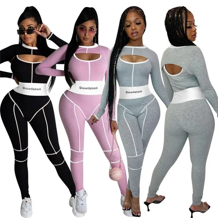D95929 High Quality Woman Winter Long Sleeve Hollow Out Two Piece Set 2020 Casual 2 Piece Outfit Set Women Clothing
D95929 High Quality Woman Winter Long Sleeve Hollow Out Two Piece Set 2020 Casual 2 Piece Outfit Set Women Clothing