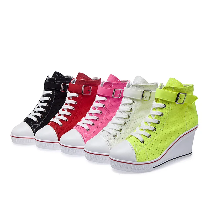 Fashionable Women Shoes Candy Pure Color Stylish Wedge Heel Casual Ladies Canvas Shoes, Customized
Fashionable Women Shoes Candy Pure Color Stylish Wedge Heel Casual Ladies Canvas Shoes, Customized