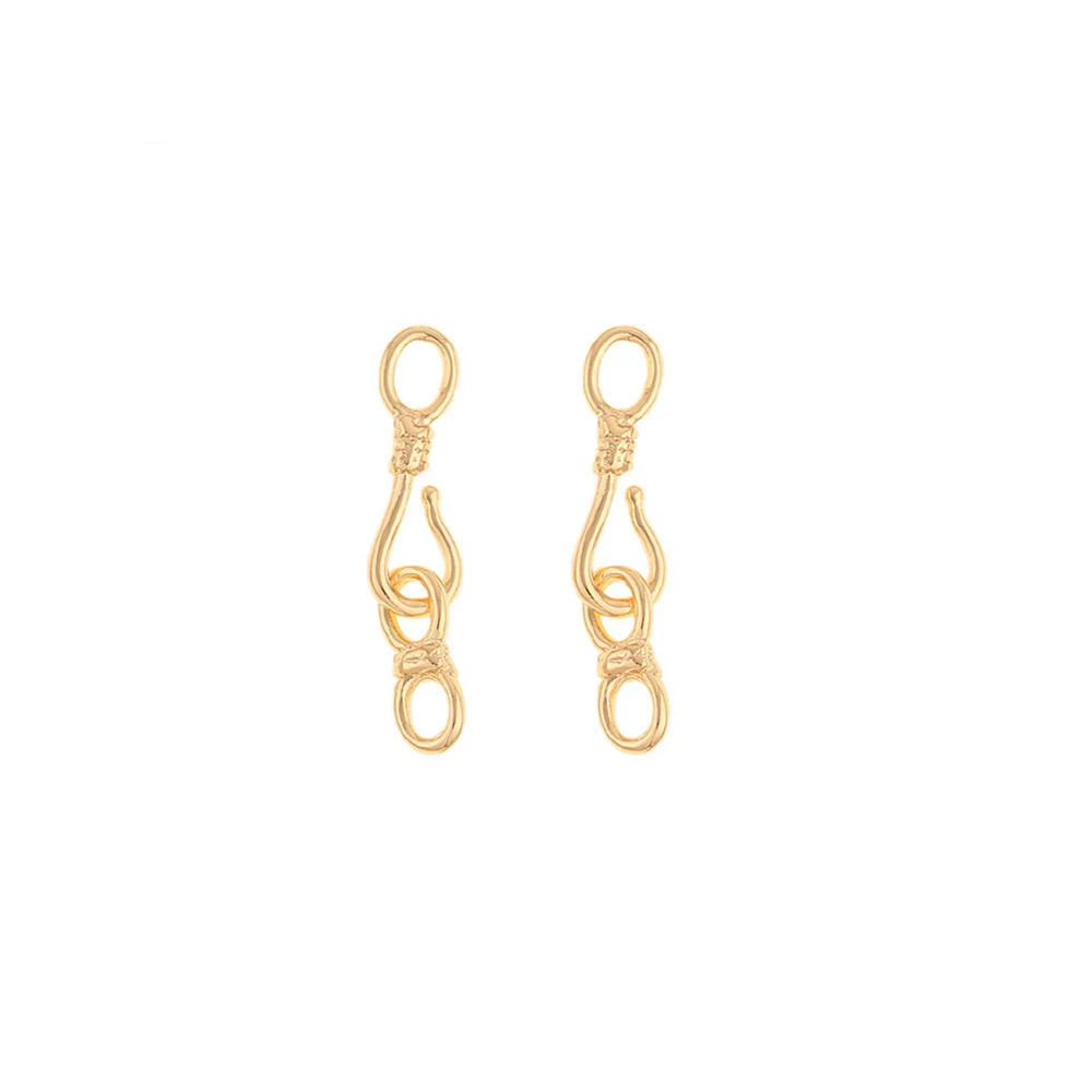 Jewelry Accessories Cordial Design 50Pcs 6*27MM Jewelry Accessories DIY Hooks Necklace Connectors Genuine Gold Plating Hand Made
Jewelry Accessories Cordial Design 50Pcs 6*27MM Jewelry Accessories DIY Hooks Necklace Connectors Genuine Gold Plating Hand Made