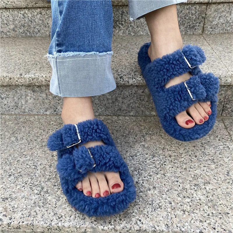 Customized Fur Slippers Faux Fur Slippers Real Sheepskin Slippers Women's, Customer's request
Customized Fur Slippers Faux Fur Slippers Real Sheepskin Slippers Women's, Customer's request