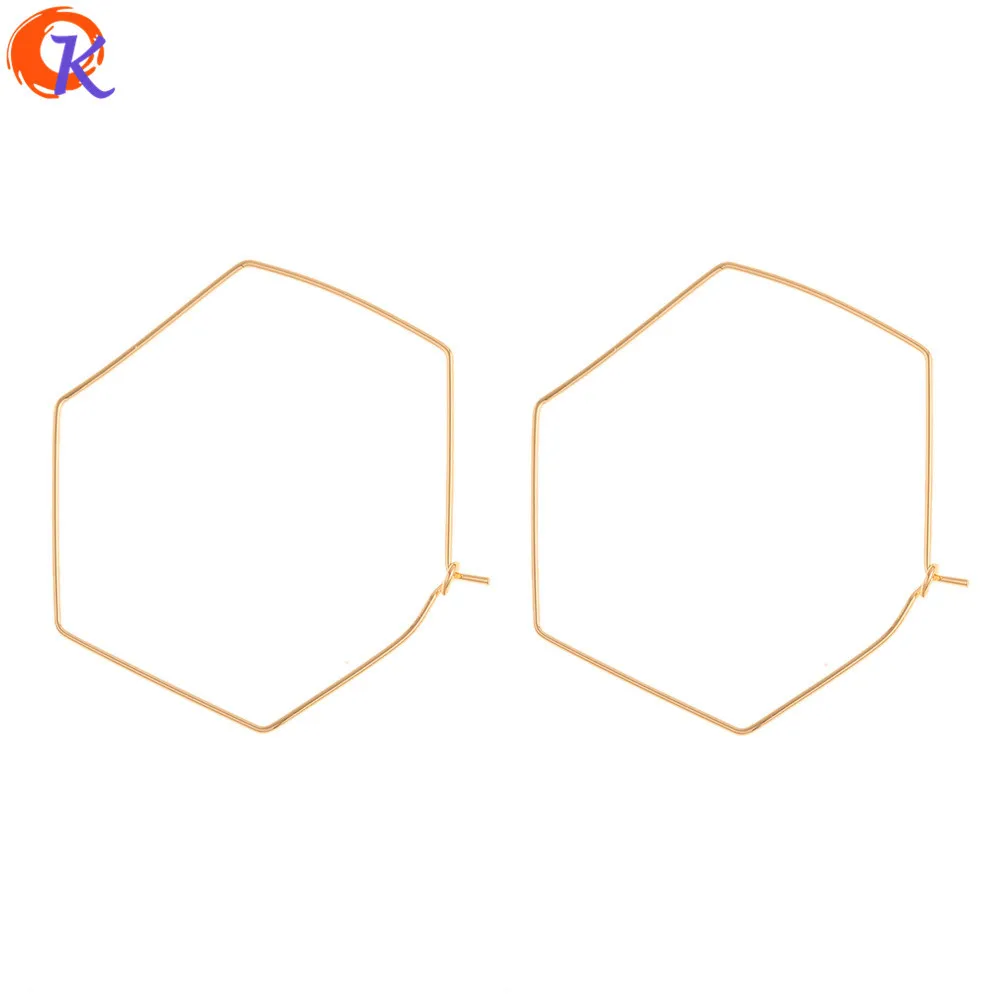 Jewelry Accessories Cordial Design 100Pcs 43*52MM Jewelry Accessories Hexagon Earring Hooks Hand Made Genuine Gold Plating DIY
Jewelry Accessories Cordial Design 100Pcs 43*52MM Jewelry Accessories Hexagon Earring Hooks Hand Made Genuine Gold Plating DIY