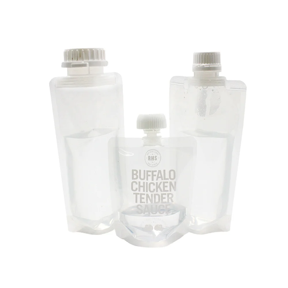 Custom transparent liquid pouch spout bag stand up beverage plastic package pouch with spout
Custom transparent liquid pouch spout bag stand up beverage plastic package pouch with spout