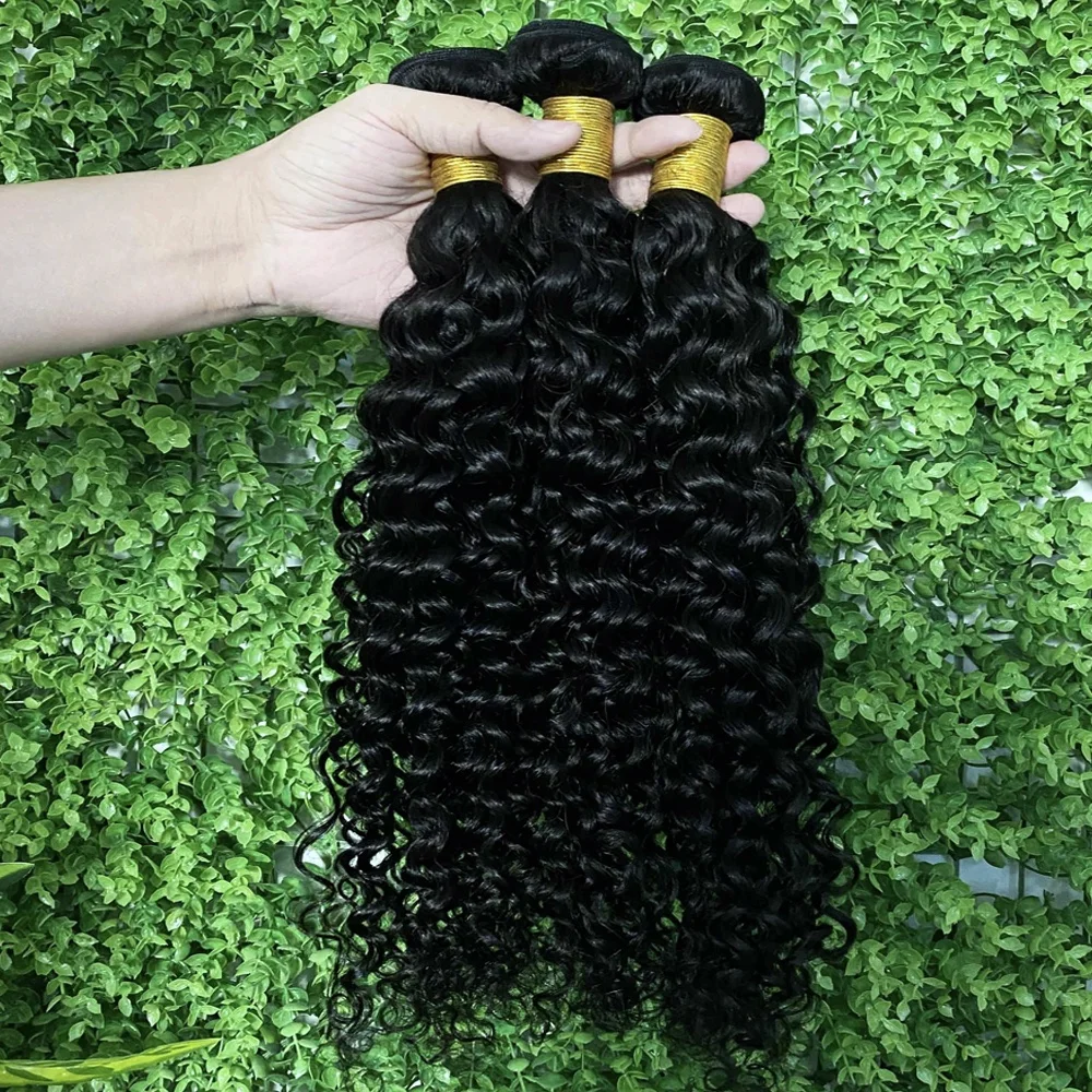 Raw Virgin Brazilian Human Hair Extensions Wholesale Super Double Drawn Human Hair Deep Wave Bundles With Closure
Raw Virgin Brazilian Human Hair Extensions Wholesale Super Double Drawn Human Hair Deep Wave Bundles With Closure