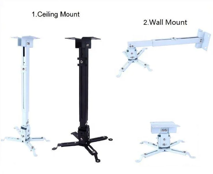 Flexible Mini Stand Tripod Mount Holder projector Ceiling mount/ hanger/hanging rack, White/ black
Flexible Mini Stand Tripod Mount Holder projector Ceiling mount/ hanger/hanging rack, White/ black