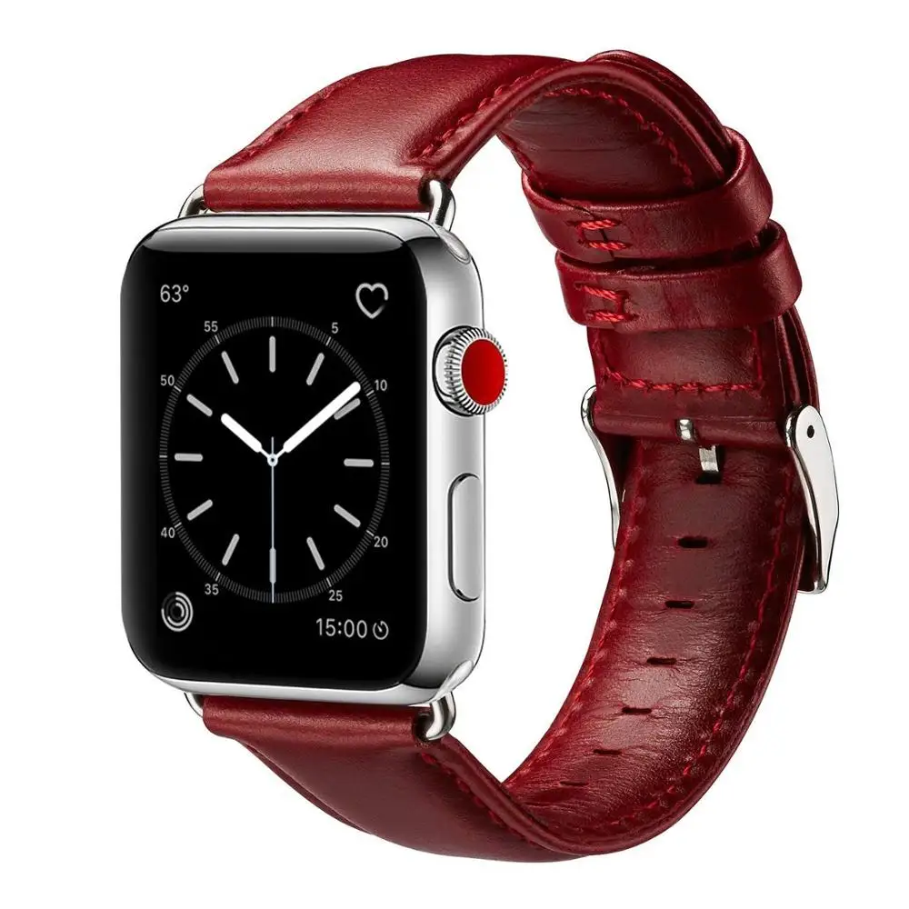Genuine Leather Band Replacement Compatible For Apple Watch Series 5 4 3 2 1, 5 colors
Genuine Leather Band Replacement Compatible For Apple Watch Series 5 4 3 2 1, 5 colors
