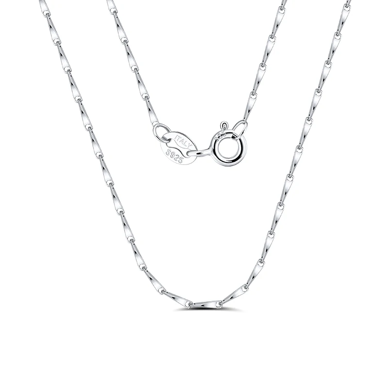 RINNTIN SC01 Wholesale silver Chain Italian 925 Sterling Silver 1.0mm Twisted Link Chain Necklace for Women
RINNTIN SC01 Wholesale silver Chain Italian 925 Sterling Silver 1.0mm Twisted Link Chain Necklace for Women